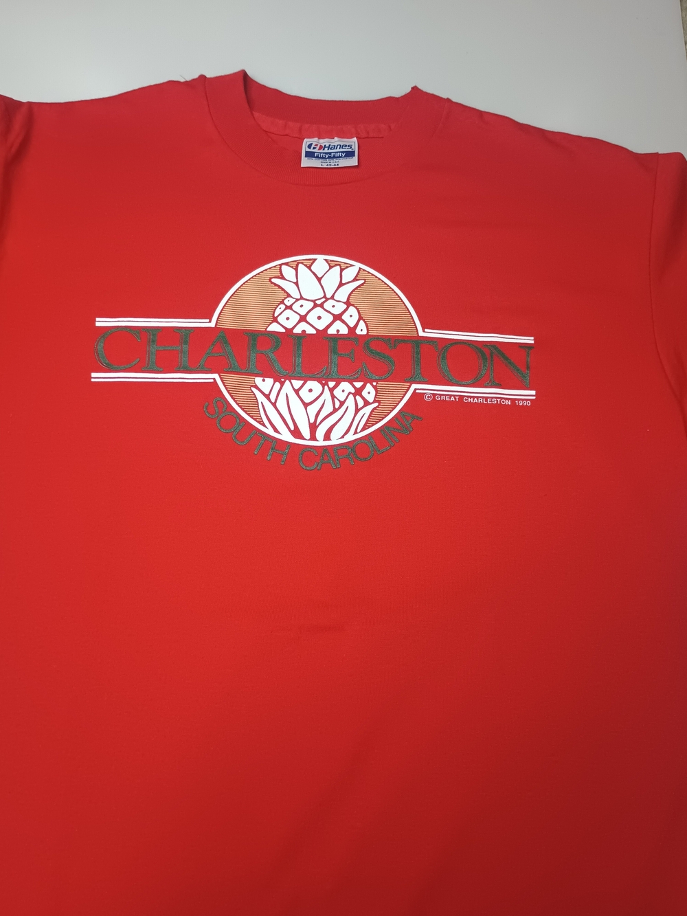Hanes Vintage Single Stitch Charleston, South Carolina T Shirt L